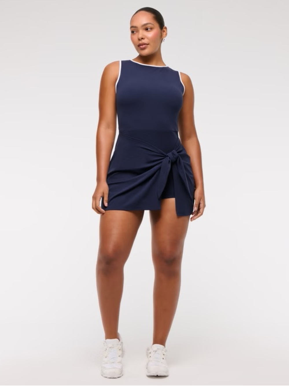 Abercrombie YPB Tie Game Dress in Black